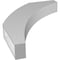 Ekena Millwork 3 1/2-in. W x 22-in. D x 30-in. H Thorton Architectural Grade PVC Knee Brace BRCP035X22X30THR - alternate 4